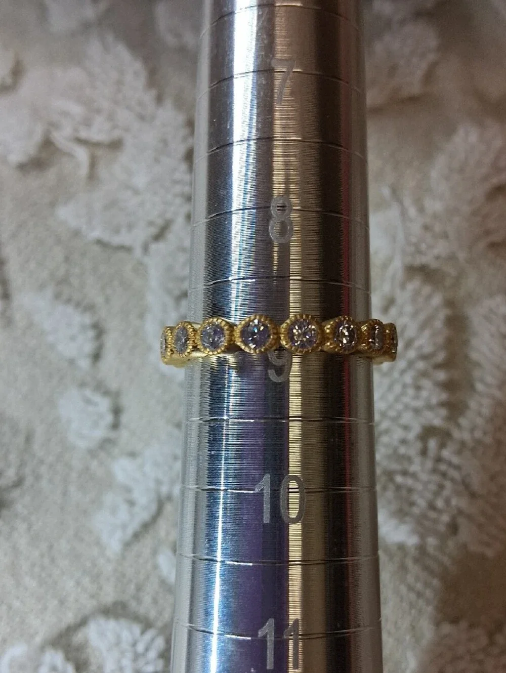 Freida Rothman Sterling Silver, 14kt Matte Gold and Black Rhodium Ring